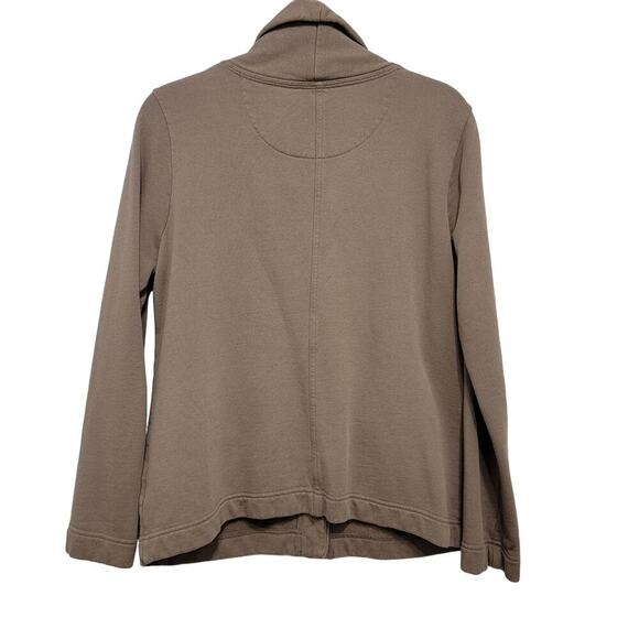 Land End Shawl Collar Cardigan Jacket Coastal Grandpa Pockets Medium 620 - Picture 2 of 14